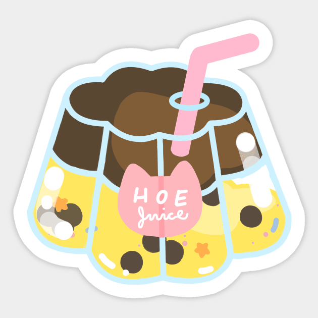 Rude Pudding Sticker by KokoroLemon